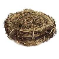 Osternest, Osterk&ouml;rbchen aus Naturmaterial, 19 cm.