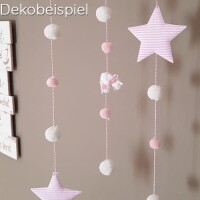 Dekobeispiel für selbst gebasteltes Mobile Wölkche