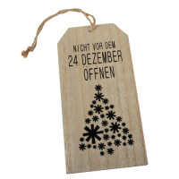 Gro&szlig;er Holz Geschenkanh&auml;nger -Nicht...