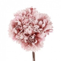 4er Bund Deko Blumen in Altrosa, 26 cm. 2
