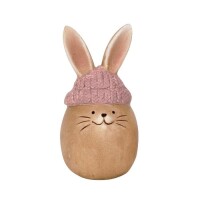Keramik Osterei Hase mit Mütze in B gallery