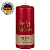 Stumpenkerze Pure, Eco, Merry Christmas, gallery