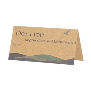 10 Tischkarten Kommunion, Konfirmation, Taufe -Der Herr...