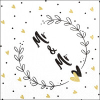 20er Pack Servietten Hochzeit -Mr &  gallery