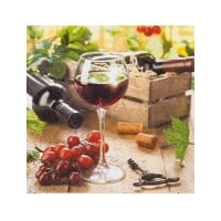 20er Pack Cocktail Servietten - Im Wein  gallery