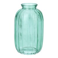 Glas Flaschen Väschen, oval mit Str gallery