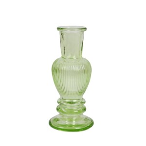 Glas Kerzenständer, Väschen, gestreift in...