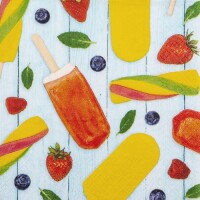 20er Pack Servietten Sommer, Eis am Stie gallery