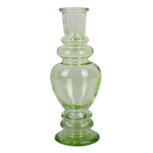 Großer Glas Kerzenständer, Vase in...