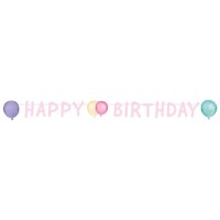 1,5 Meter Partykette, Geburtstag -Happy Birthday- in...