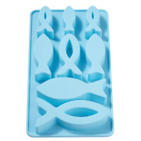 Silikonform, Gie&szlig;form Fische 4,5-9 cm,...