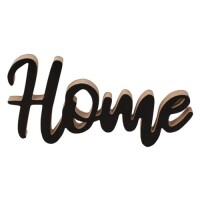 Holz Aufsteller Schriftzug -Home- in Sch gallery