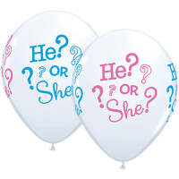 5 Luftballons Gender Reveal Party - Er o gallery