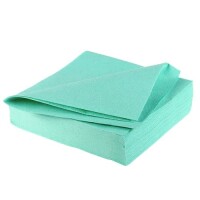 25 Premium Faltservietten in Aqua, 40 x  gallery