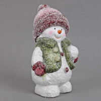 Keramik Schneemann mit Schneebal gallery 8_2nd