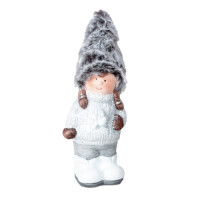 Deko Winter Junge mit Plüschmü gallery