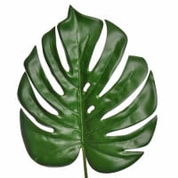 Nahaufnahme von der Kunstblume Monstera Dekoblatt, 60 cm. 2