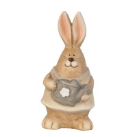 Keramik Osterhase mit Gießkanne in gallery
