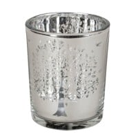Teelichtglas Lebensbaum in Silber verspi gallery