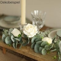 Kunstblume Eukalyputs-Rosen-Gesteck, 38  gallery