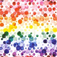 20er Pack Servietten Bunte Punkte Aquare gallery