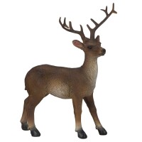 Dekofigur Hirsch stehend in Braun, Nr. 1 gallery