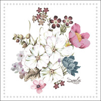 20er Pack Servietten Mea, Blumenvielfalt, 33 