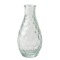 Glas Väschen, Wabenmuster, klar, 14 gallery