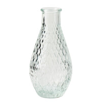 Glas Väschen, Rautenmuster, klar, 1 gallery