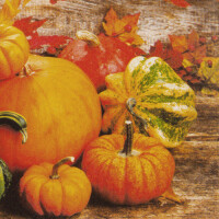 20er Pack Servietten Herbst Kürbiss gallery