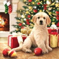 20er Pack Servietten Weihnachten, Hundew gallery