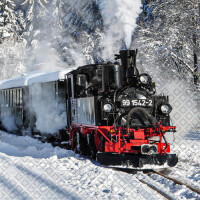 20er Pack Servietten Winterliche Eisenba gallery