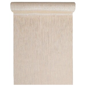 2,5 Meter Velours Tischläufer Glamour in Creme/Gold,...