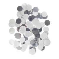 Konfetti Punkte in Silber, 25 mm. gallery