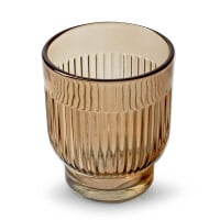Teelichtglas, Windlicht Dex mit Streifen gallery