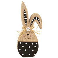 Holz Osterhase in Schwarz/Weiß, 18 gallery