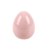 Keramik Osterei in Pastell-Rosa, Gr&ouml;&szlig;e...