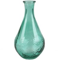 Glas Flaschen Vase Dahlia in Smaragdgr&u gallery