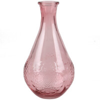Glas Flaschen Vase Dahlia in Light Pink, gallery