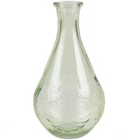 Glas Flaschen Vase Dahlia in Hellgr&uuml gallery