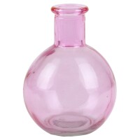 Glas Väschen kugelrund in Rosa, 10  gallery