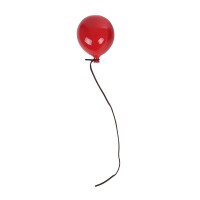Keramik Luftballon Vase zum Aufhängen in Rot, 10 cm. 2
