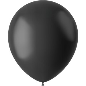 10 Luftballons in Schwarz, 33 cm Durchmesser.