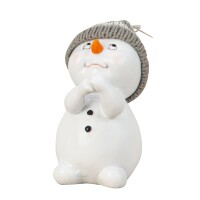 Niedlicher Schneemann mit Strickmüt gallery