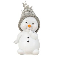Niedlicher Schneemann mit Strickmüt gallery