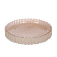 Glas Kerzenteller Elegant mit Rand in Nu gallery