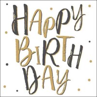 20er Pack Servietten Geburtstag, Happy B gallery