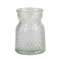 Kleines Glas Väschen mit Rautenmust gallery