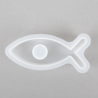 Silikonform, Gießform Stabkerzenhalter Fisch, 11 cm. 2