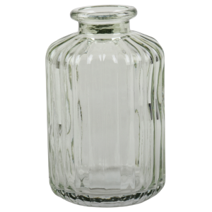 Kleines Glas Väschen, gestreift in Zartgrün, 10...